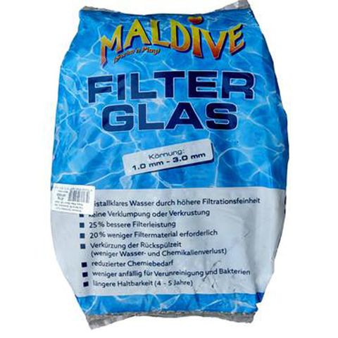 Filtrační sklo Maldive 0,4 - 1,6 mm 20 Kg