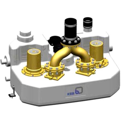 Kalová stanice KSB mini-Compacta UZ1.150 E 2x0,75kW 230V