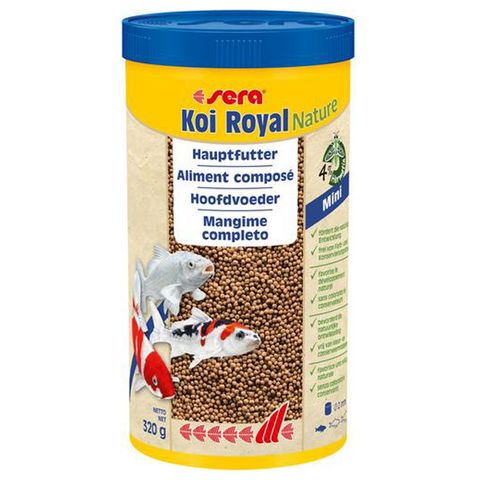 Krmivo pro ryby Sera Koi Royal Nature Mini 1000 ml